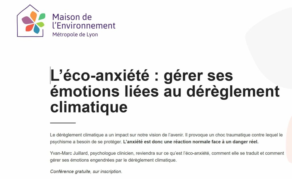 L’éco-anxiété : gérer ses émotions liées au dérèglement climatique