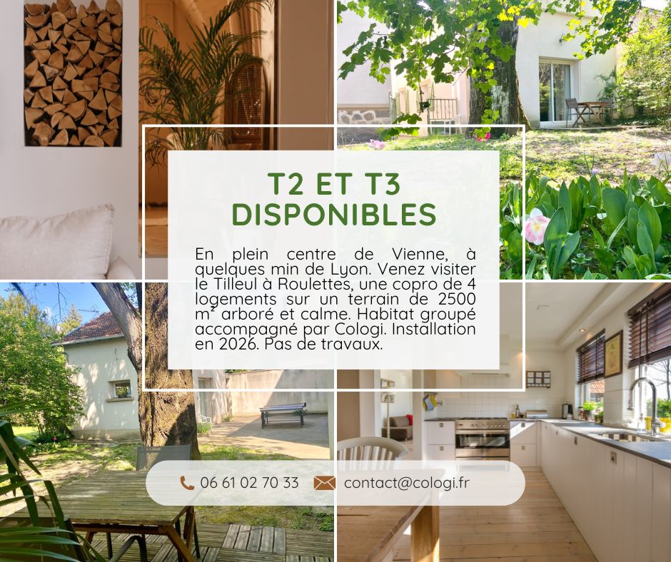 Tilleul à roulettes - Vienne - Habitat partagé de 4 logements