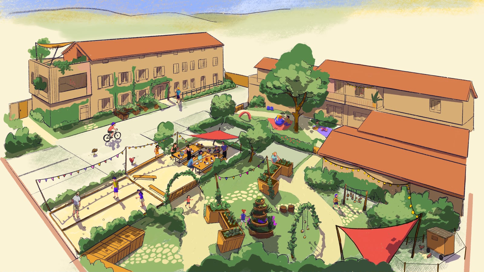 PermaDesign Belleville sur Saône Habitat participatif